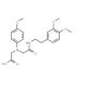[(2-{[2-(3,4-Dimethoxyphenyl)ethyl]amino}-2-oxoethyl)(4-methoxyphenyl)amino]acetic acid - chemical structure image