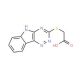 2-(2,3,6-Triazino[5,4-b]indol-2-ylthio)acetic acid - chemical structure image