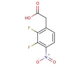 2-(2,3-difluoro-4-nitrophenyl)acetic acid - chemical structure image