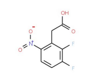 2-(2,3-Difluoro-6-nitrophenyl)acetic acid (CAS 141428-47-9) - chemical structure image