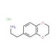 2-(2,3-dihydro-1,4-benzodioxin-6-yl)ethanamine hydrochloride (CAS 22310-84-5) - chemical structure image