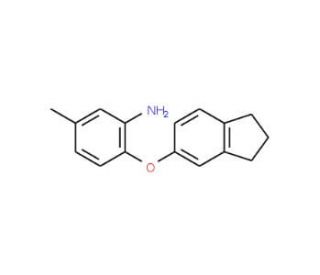 2-(2,3-Dihydro-1H-inden-5-yloxy)-5-methylphenylamine - chemical structure image