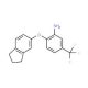 2-(2,3-Dihydro-1H-inden-5-yloxy)-5-(trifluoromethyl)phenylamine - chemical structure image