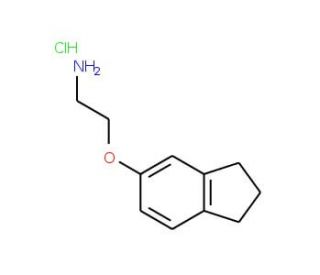 2-(2,3-Dihydro-1H-inden-5-yloxy)ethylaminehydrochloride - chemical structure image
