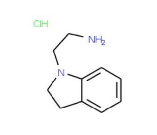 2-(2,3-Dihydro-1H-indol-1-yl)ethanaminehydrochloride - chemical structure image