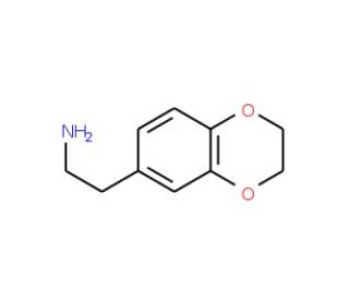 2-(2,3-Dihydro-benzo[1,4]dioxin-6-yl)-ethylamine - chemical structure image