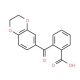 2-(2,3-Dihydro-benzo[1,4]dioxine-6-carbonyl)-benzoic acid - chemical structure image