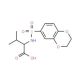 2-(2,3-Dihydro-benzo[1,4]dioxine-6-sulfonylamino)-3-methyl-butyric acid - chemical structure image