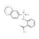 2-(2,3-Dihydro-benzo[1,4]dioxine-6-sulfonylamino)-benzoic acid - chemical structure image