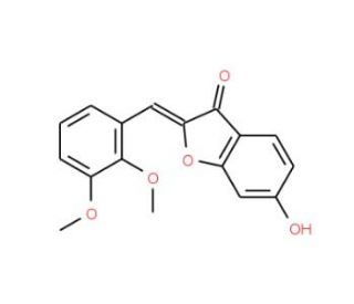 2-(2,3-dimethoxybenzylidene)-6-hydroxy-1-benzofuran-3(2H)-one - chemical structure image