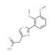 [2-(2,3-dimethoxyphenyl)-1,3-thiazol-4-yl]acetic acid - chemical structure image