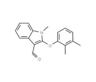 2-(2,3-Dimethylphenoxy)-1-methyl-1H-indole-3-carbaldehyde - chemical structure image