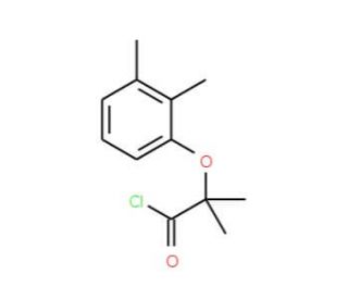 2-(2,3-dimethylphenoxy)-2-methylpropanoyl chloride - chemical structure image