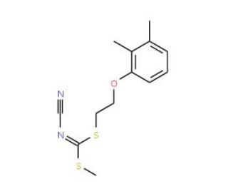 [2-(2,3-Dimethylphenoxy)ethyl]methyl-cyanocarbonimidodithioate - chemical structure image
