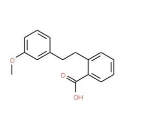 2-[2-(3-Methoxyphenyl)ethyl]benzoic acid - chemical structure image