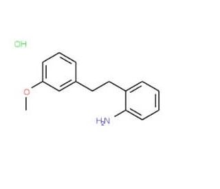 {2-[2-(3-Methoxyphenyl)ethyl]phenyl}aminehydrochloride - chemical structure image