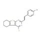 2-[2-(4-bromophenyl)vinyl]-4-chloro-5,6,7,8-tetrahydro[1]benzothieno[2,3-d]pyrimidine - chemical structure image
