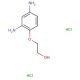 2-(2,4-Diaminophenoxy)ethanol dihydrochloride (CAS 66422-95-5) - chemical structure image