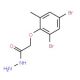 2-(2,4-Dibromo-6-methylphenoxy)acetohydrazide - chemical structure image