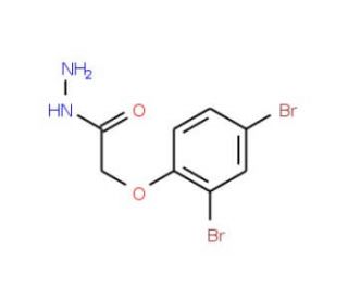2-(2,4-Dibromophenoxy)acetohydrazide (CAS 141244-86-2) - chemical structure image