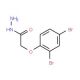 2-(2,4-Dibromophenoxy)acetohydrazide (CAS 141244-86-2) - chemical structure image