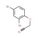 2-(2,4-Dibromophenoxy)acetonitrile - chemical structure image