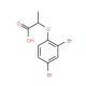 2-(2,4-Dibromophenoxy)propanoic acid - chemical structure image