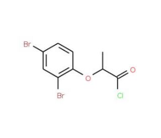 2-(2,4-dibromophenoxy)propanoyl chloride - chemical structure image