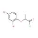 2-(2,4-dibromophenoxy)propanoyl chloride - chemical structure image