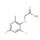 2-(2,4-dichloro-6-methylphenoxy)acetamide - chemical structure image