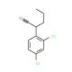 2-(2,4-Dichloro-phenyl)-pentanenitrile (CAS 2184-86-3) - chemical structure image