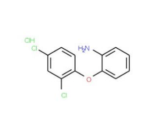 2-(2,4-Dichlorophenoxy)aniline hydrochloride (CAS 89279-16-3) - chemical structure image