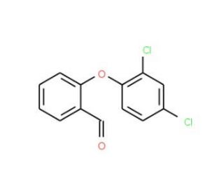 2-(2,4-Dichlorophenoxy)benzenecarbaldehyde (CAS 86309-06-0) - chemical structure image