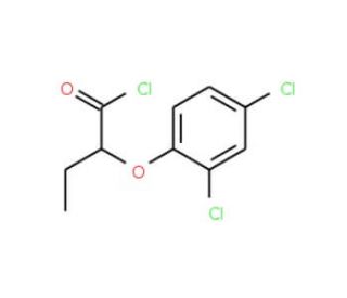 2-(2,4-dichlorophenoxy)butanoyl chloride - chemical structure image