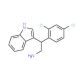 2-(2,4-dichlorophenyl)-2-(1H-indol-3-yl)ethanamine - chemical structure image