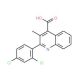2-(2,4-Dichlorophenyl)-3-methylquinoline-4-carboxylic acid - chemical structure image