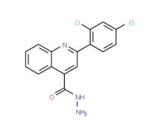 2-(2,4-Dichlorophenyl)quinoline-4-carbohydrazide - chemical structure image