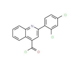 2-(2,4-dichlorophenyl)quinoline-4-carbonyl chloride - chemical structure image