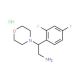 2-(2,4-Difluoro-phenyl)-2-morpholin-4-yl-ethylamine hydrochloride - chemical structure image