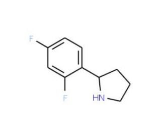 2-(2,4-Difluoro-phenyl)-pyrrolidine - chemical structure image