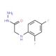 2-(2,4-Difluoroanilino)acetohydrazide (CAS 2351-00-0) - chemical structure image