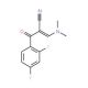 2-(2,4-Difluorobenzoyl)-3-(dimethylamino)-acrylonitrile (CAS 138716-60-6) - chemical structure image