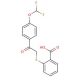 2-[2-(4-Difluoromethoxy-phenyl)-2-oxo-ethylsulfanyl]-benzoic acid - chemical structure image