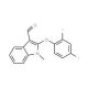 2-(2,4-Difluorophenoxy)-1-methyl-1H-indole-3-carbaldehyde - chemical structure image