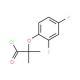 2-(2,4-difluorophenoxy)-2-methylpropanoyl chloride - chemical structure image
