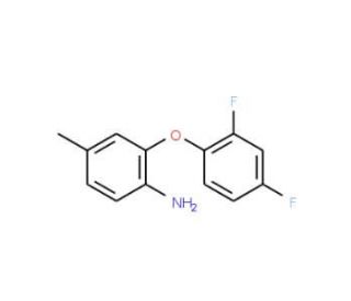 2-(2,4-Difluorophenoxy)-4-methylaniline - chemical structure image