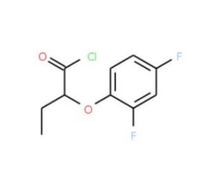 2-(2,4-difluorophenoxy)butanoyl chloride - chemical structure image