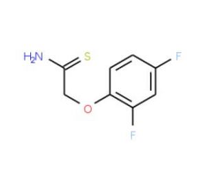 2-(2,4-Difluorophenoxy)ethanethioamide - chemical structure image