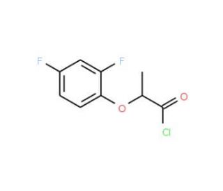 2-(2,4-difluorophenoxy)propanoyl chloride - chemical structure image