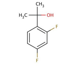 2-(2,4-Difluorophenyl)propan-2-ol - chemical structure image